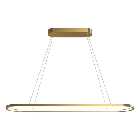 Lampa wisząca LED SATURNO 30W CCT złoty 100cm – ML2958