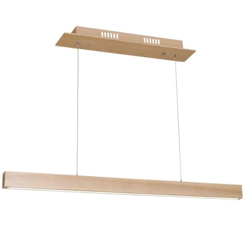 Lampa wisząca LED TIMBER 18W 3000K naturalne drewno – MLP568