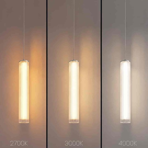 Lampa wisząca LED TRIVIA 10W CCT chrom IP44 MiLAGRO