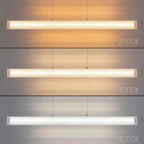 Lampa wisząca LED TRIVIA 16W CCT chrom IP44 MiLAGRO