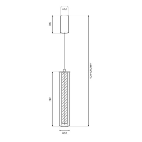 Lampa wisząca LED TRIVIA 10W CCT złoty IP44 – ML2729
