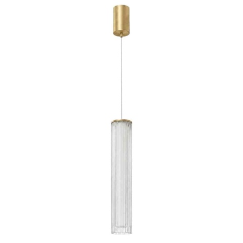 Lampa wisząca LED TRIVIA 10W CCT złoty IP44 – ML2729