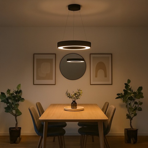 Lampa wisząca LED UNION 40W CCT czarny – ML1866