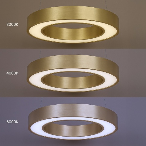Lampa wisząca LED UNION 40W CCT złoty MiLAGRO