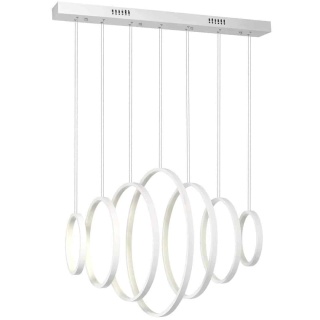 Lampa wisząca VERTIGO - zwis 96W LED 4000K biała 100 cm Milagro