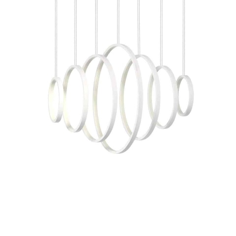 Lampa wisząca VERTIGO - zwis 96W LED 4000K biała 100 cm Milagro