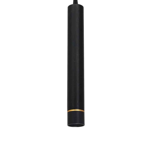 Lampa wisząca szynowa TRACK LIGHT PENDANT Czarno do Szynoprzewodu 1 Obwodowego v2.0 - zwis 3W LED 4000K czarno-złota Milagro