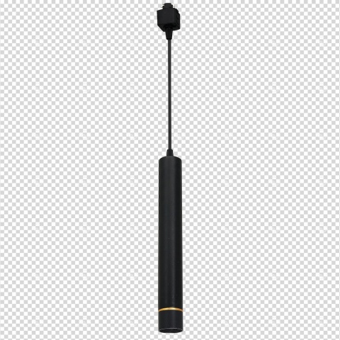 Lampa wisząca szynowa TRACK LIGHT PENDANT Czarno do Szynoprzewodu 1 Obwodowego v2.0 - zwis 3W LED 4000K czarno-złota Milagro