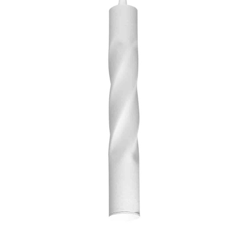 Lampa wisząca szynowa TRACK LIGHT PENDANT TWISTED do Szynoprzewodu 1 Obwodowego v2.0 - zwis 3W LED 4000K biała Milagro