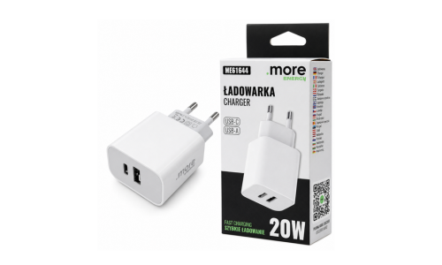 Szybka ładowarka 20W do telefonu – USB-C, USB-A czy USB-C + USB-A?